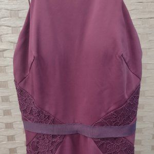 Bill Levkoff, Maroon Halter Formal Dress